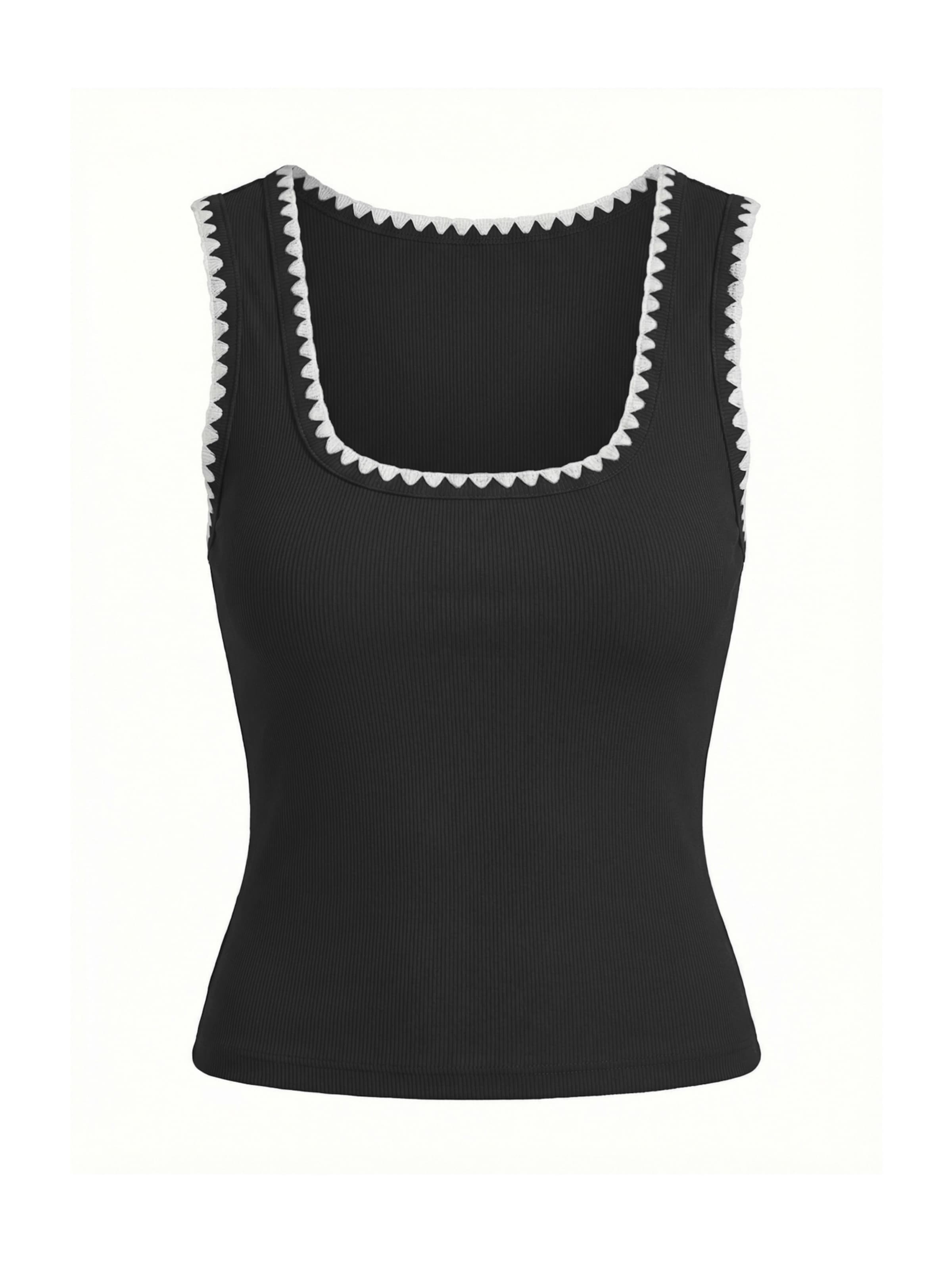 Imily Bela Top in Zwart: voorkant