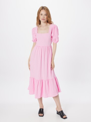 BRAVE SOUL Summer Dress in Pink: front