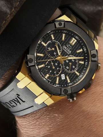 Montre à affichage analogique 'Diplomatic' Jaguar en noir : devant