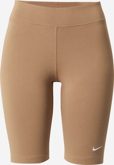 Nike Sportswear Shorts in hellbraun / weiß, Produktansicht