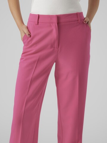 Regular Pantalon à plis VERO MODA en violet