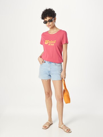 T-shirt 'CAMINO' ICHI en rose