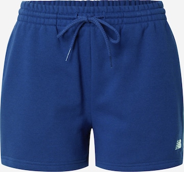 Pantalon new balance en bleu : devant