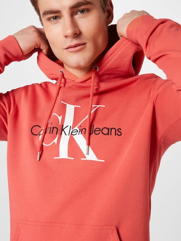 Calvin Klein Jeans Sweatshirt in Rood