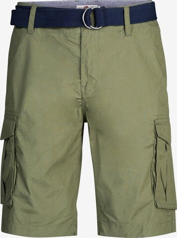 Petrol Industries Cargo Pants in Green: front