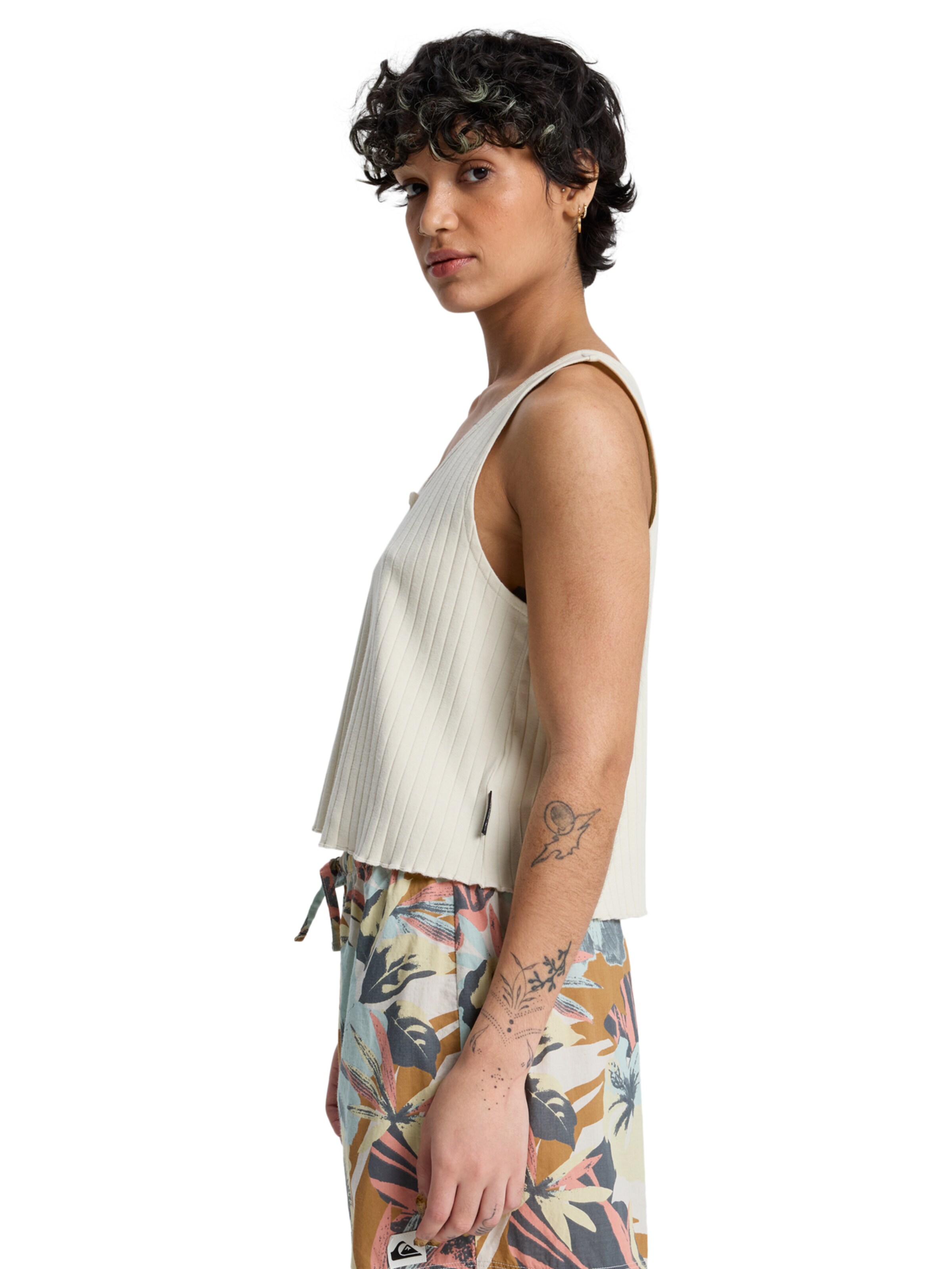 QUIKSILVER Tops 'Burt' in Weiß