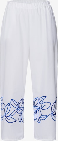 Pantalon de pyjama ' Liz ' Hanro en blanc : devant