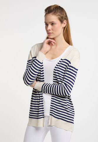 DreiMaster Maritim Gebreid vest in Blauw: voorkant