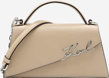 Sac à bandoulière Karl Lagerfeld en beige : devant
