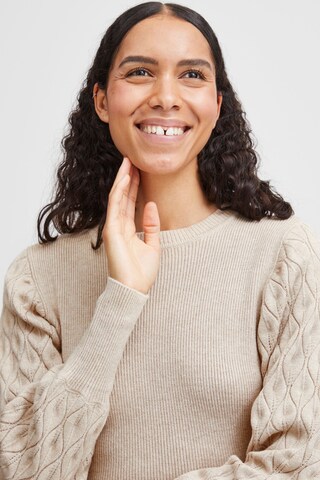 Abito in maglia 'Nonina' di b.young in beige
