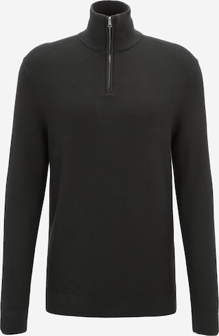 MUSTANG Pulover 'Everett' | črna barva: sprednja stran