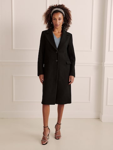 Guido Maria Kretschmer Women Between-Seasons Coat 'Klea' in Black: front