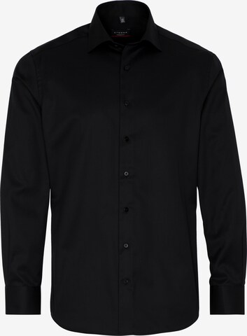 ETERNA Regular fit Business Shirt in Black: front