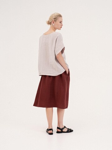 Gonna 'Daisy' di AmourLinen in rosso