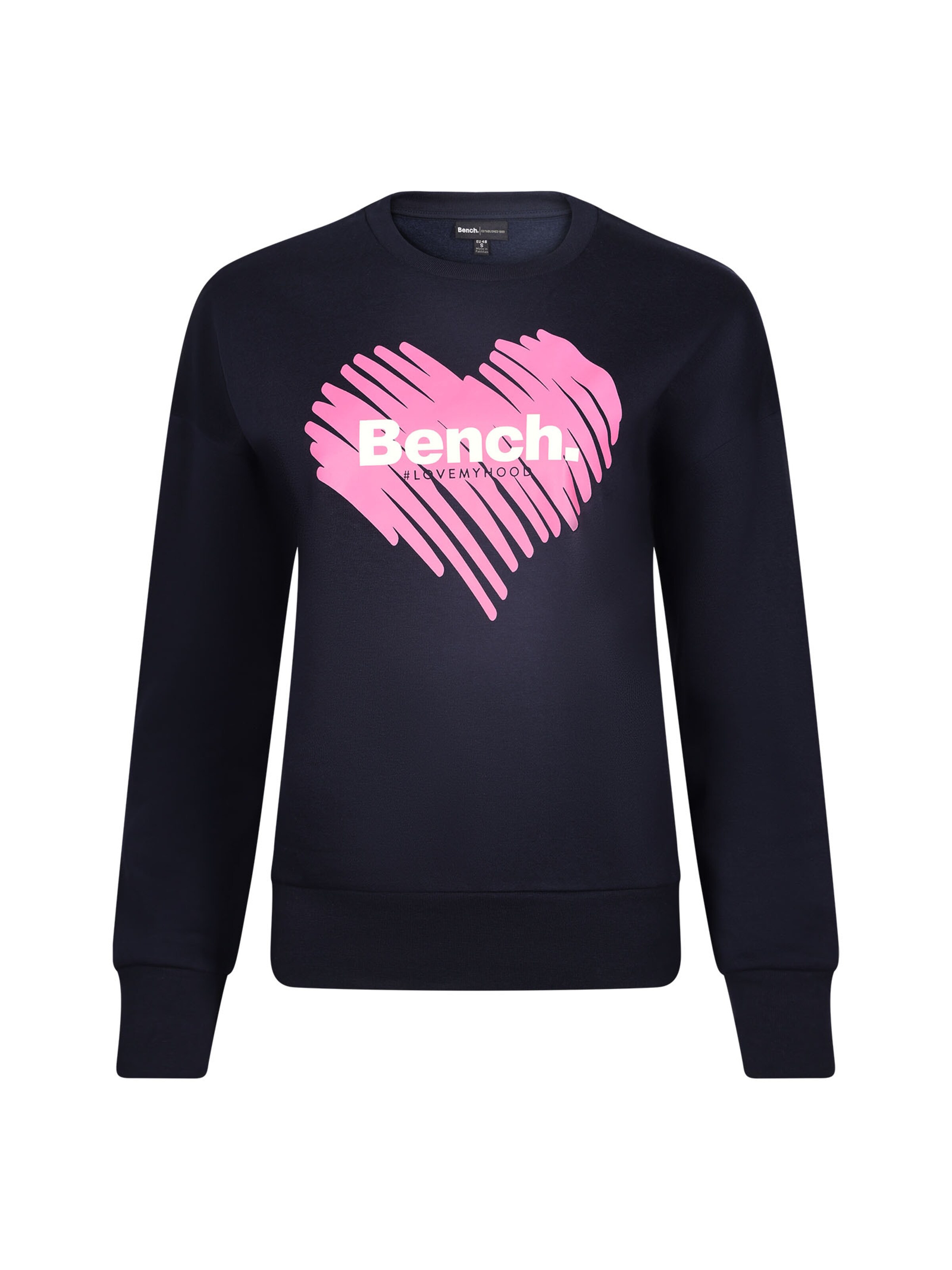 BENCH Sweatshirt in Blau: Vorderseite