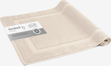 Herzbach home Bathmat in Beige: front
