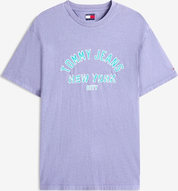 T-Shirt Tommy Jeans en bleu : devant