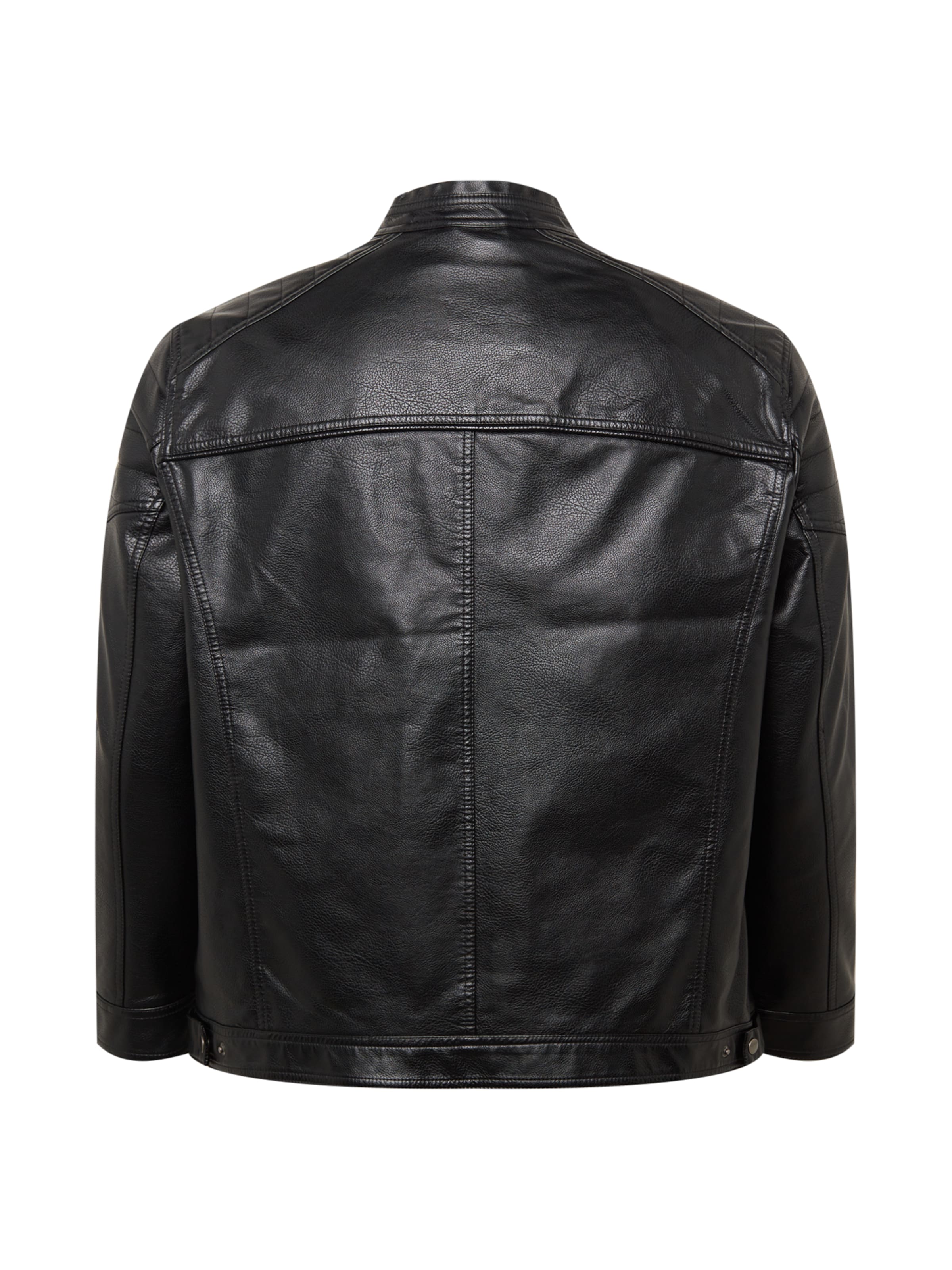 Jack & Jones Plus Between-Season Jacket 'Rocky' in Black