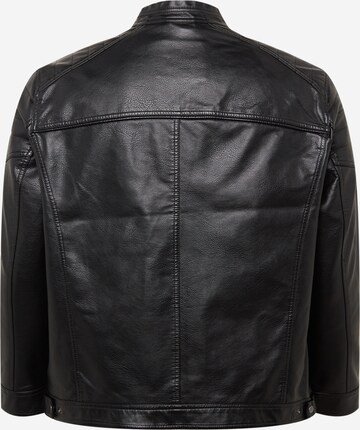 Veste mi-saison 'Rocky' Jack & Jones Plus en noir