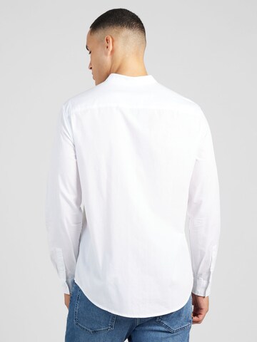 ARMANI EXCHANGE - Ajuste estrecho Camisa en blanco