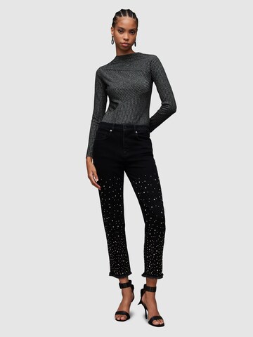 AllSaints Koszula body 'GIA' w kolorze srebrny