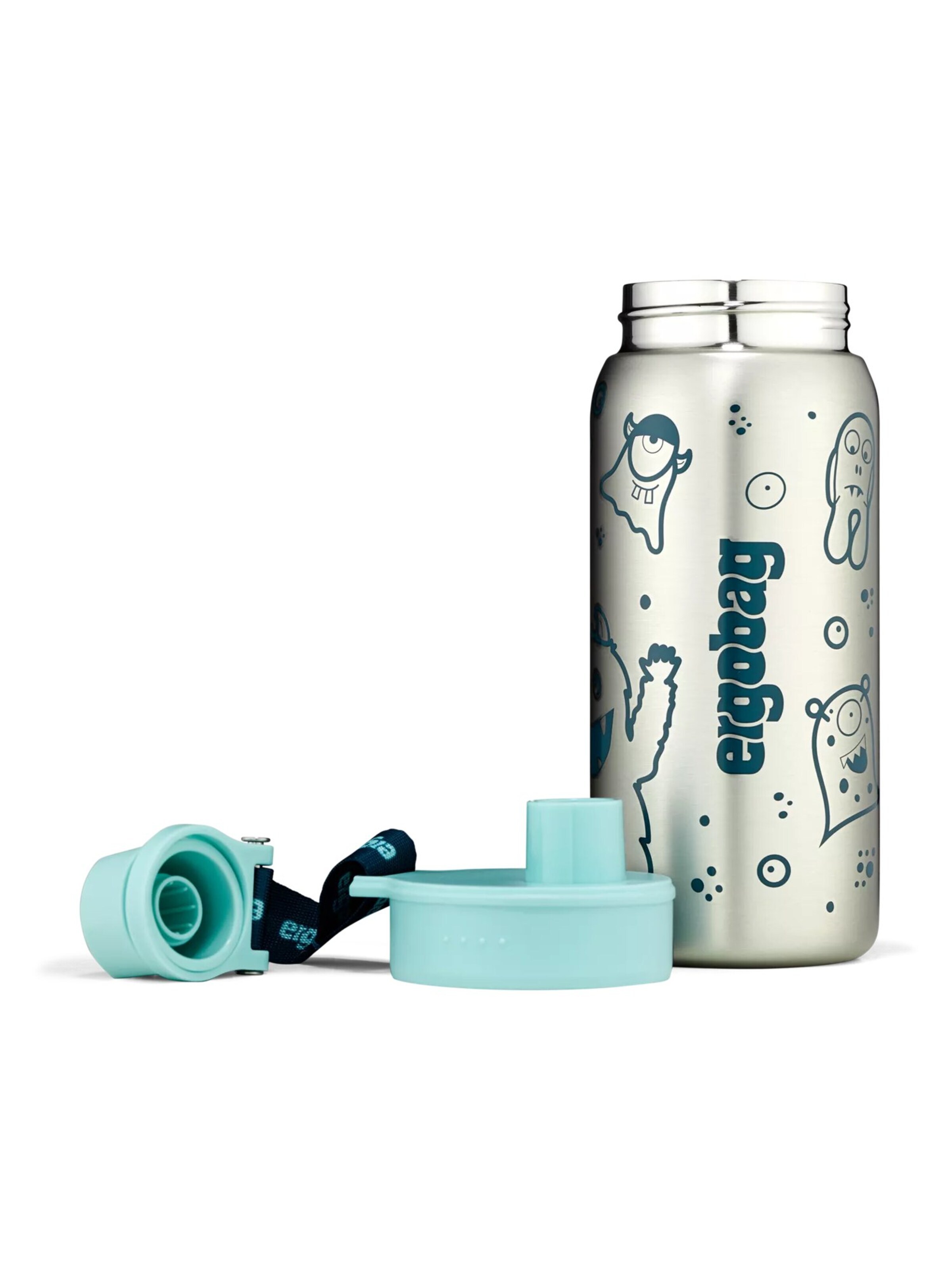 ergobag Drinking Bottle 'Trinkflasche Edelstahl Trinkflasche' in Green