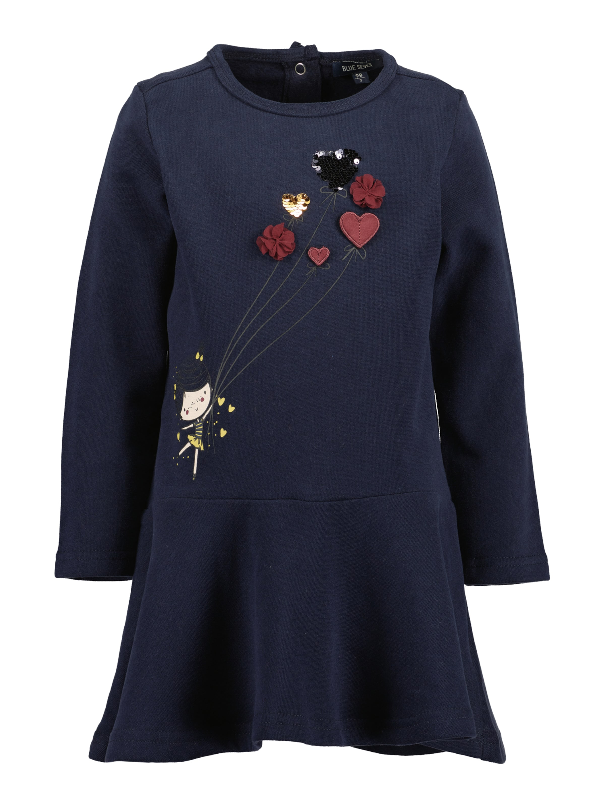 BLUE SEVEN Φόρεμα σε μπλε: μπροστά