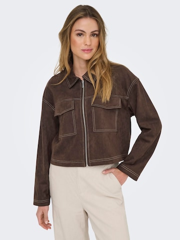 Veste mi-saison 'ONLSTINA' ONLY en marron