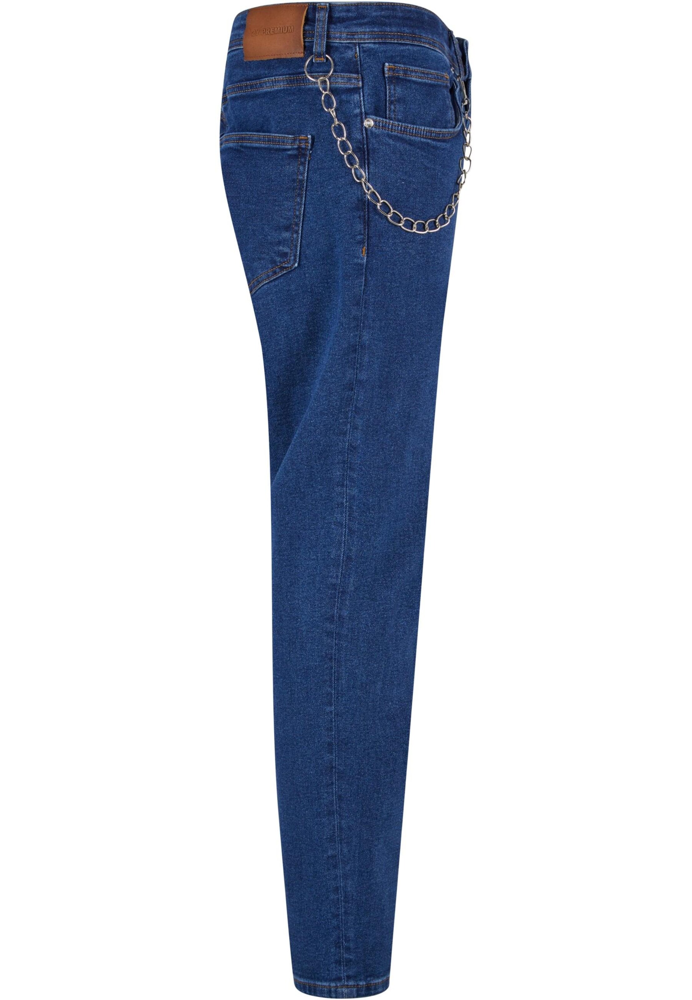 Tapered Jeans di 2Y Premium in blu
