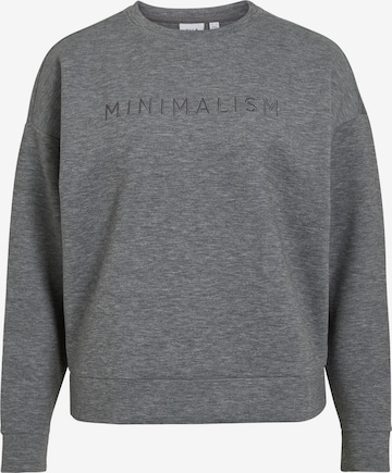 VILA Sweatshirt 'VIReflect' i grå: forside