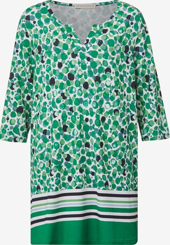 Janet & Joyce Tunic in Green: front