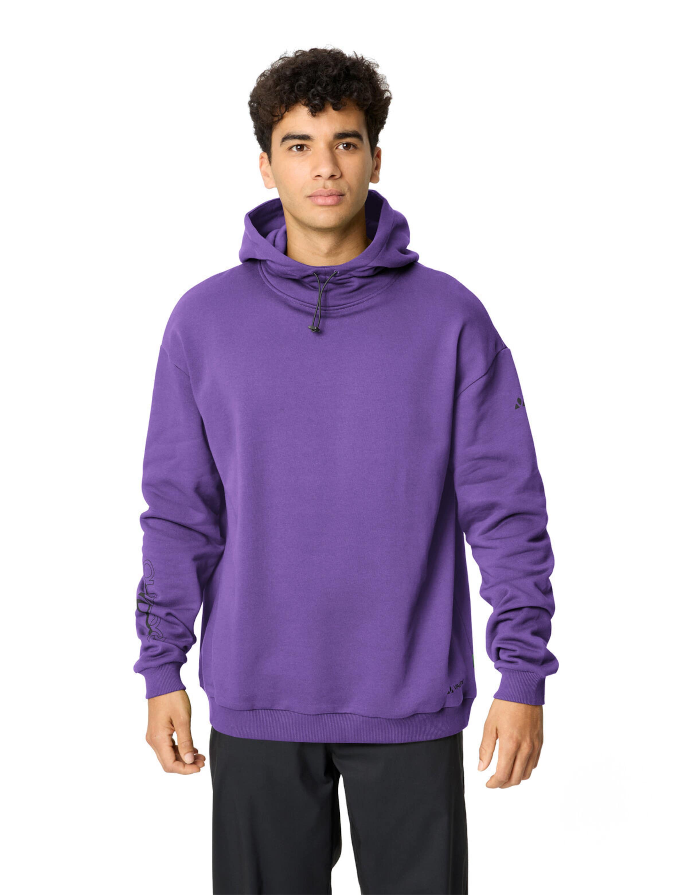 VAUDE Sports sweatshirt 'Mineo' in Purple: front
