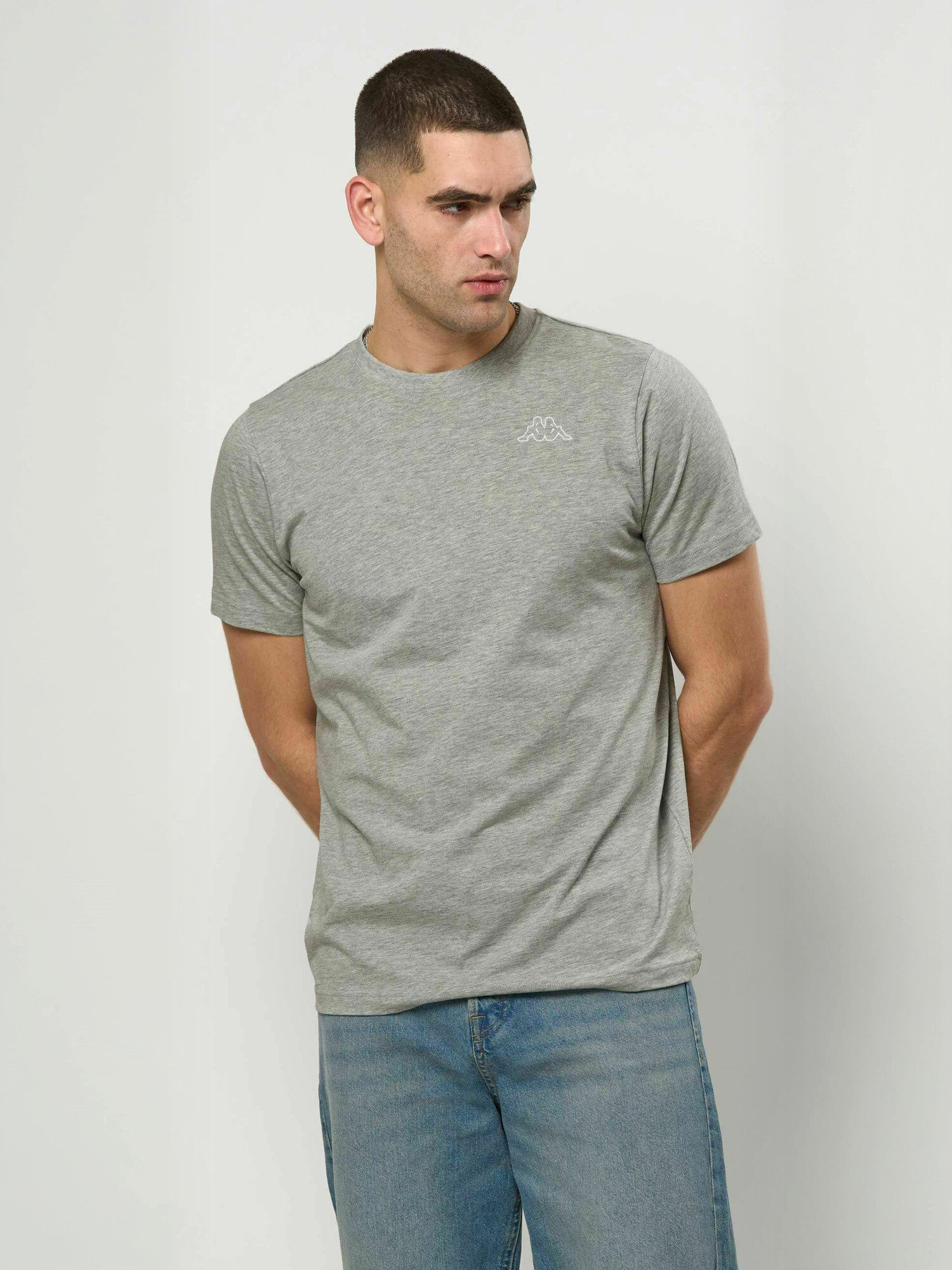 KAPPA - Camisa 'CAFERS' en gris: frente