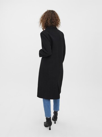 VERO MODA Between-Seasons Coat 'FELINE' in Black