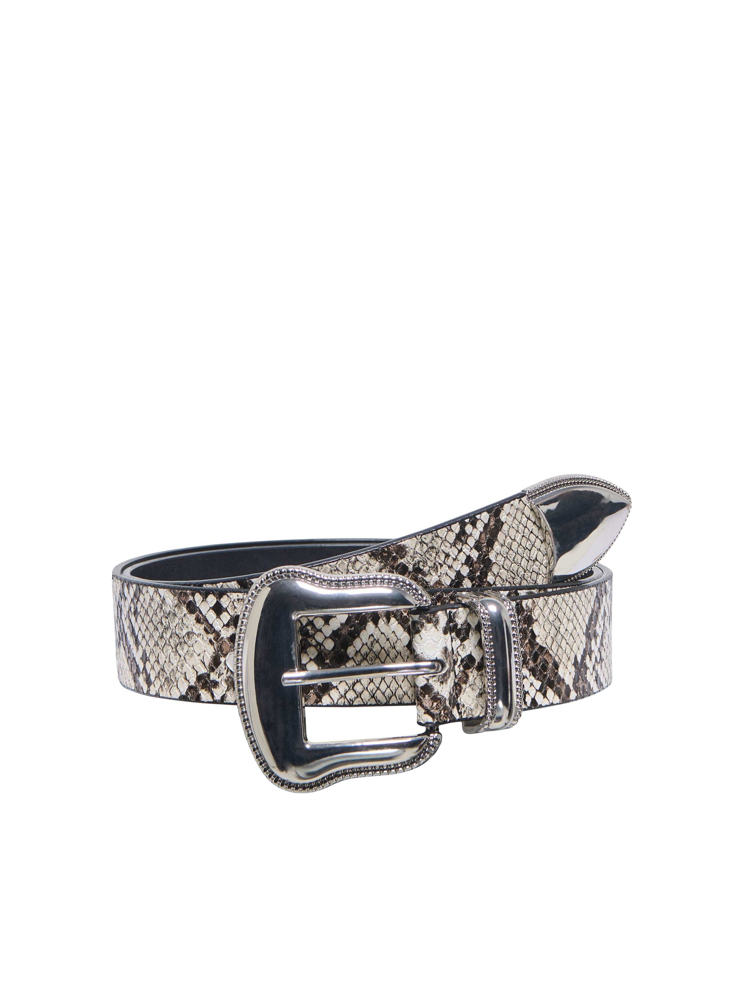 ONLY - Cinturón 'ONLCOBRA' en negro: frente