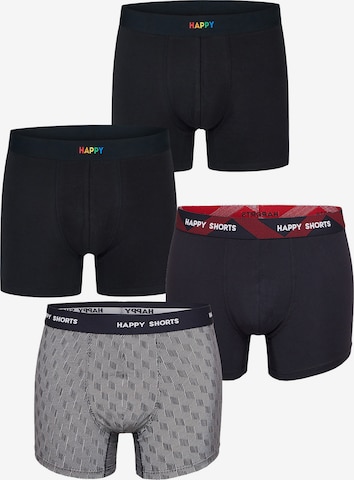 Happy Shorts - Boxers ' Dark Print Sets ' em azul: frente
