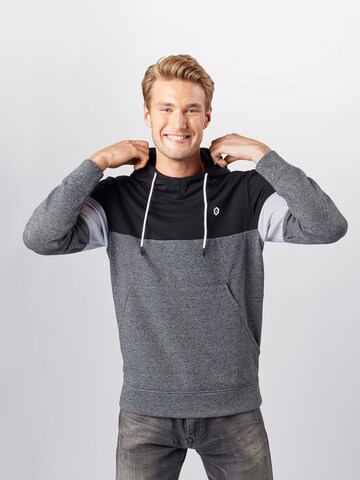 JACK & JONES - Ajuste regular Sudadera en gris: frente