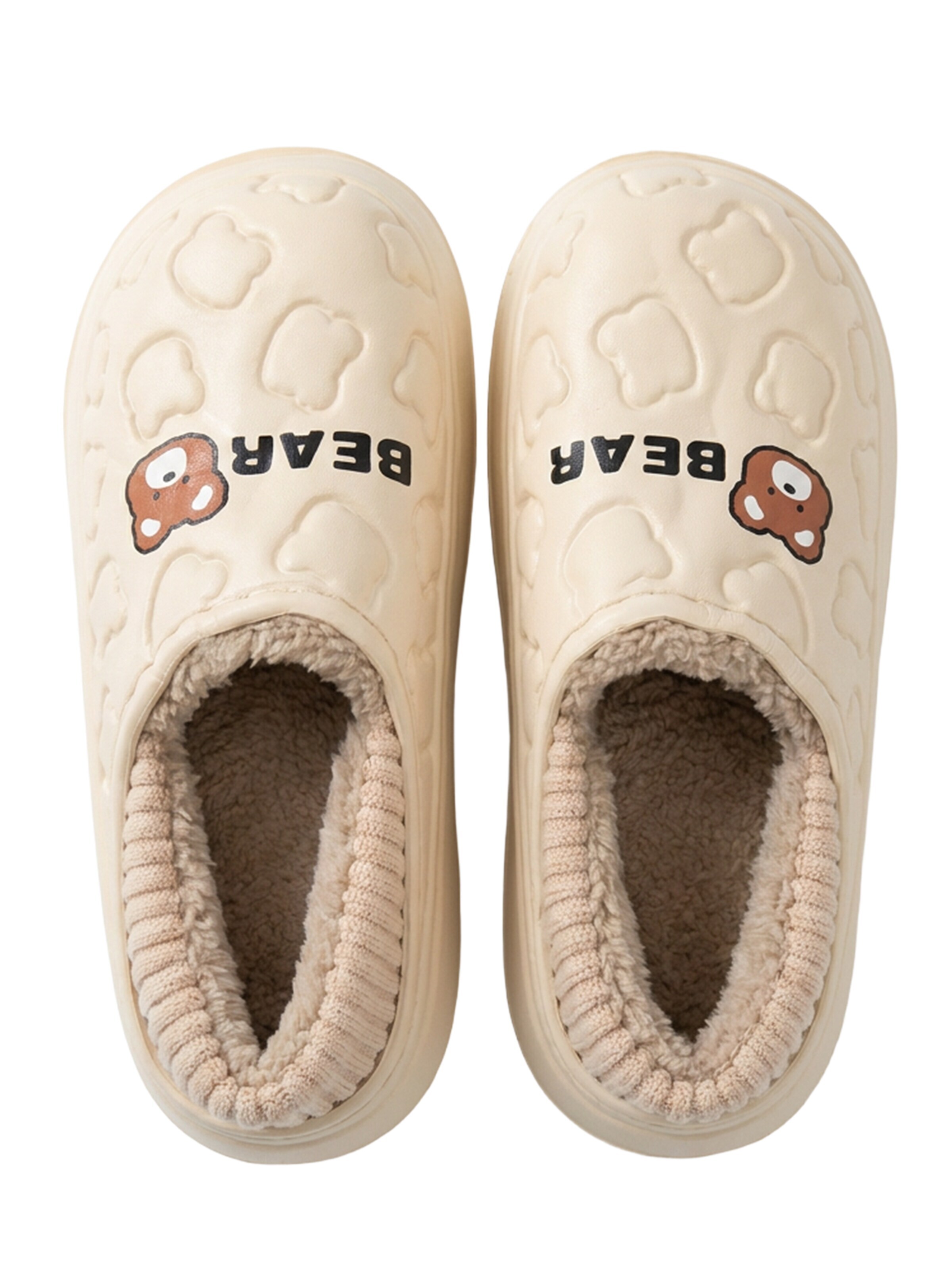 BONVERANO Slippers in Beige