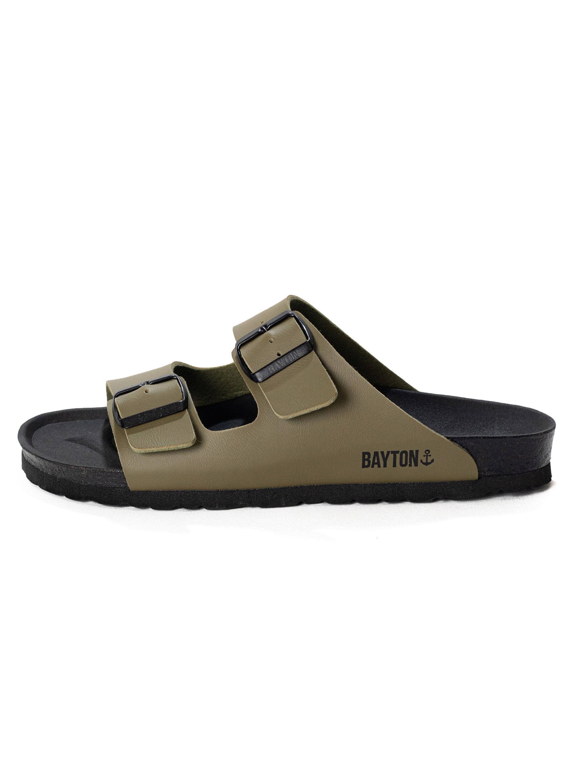 Bayton Pantoletter 'Atlas' i grøn: forside