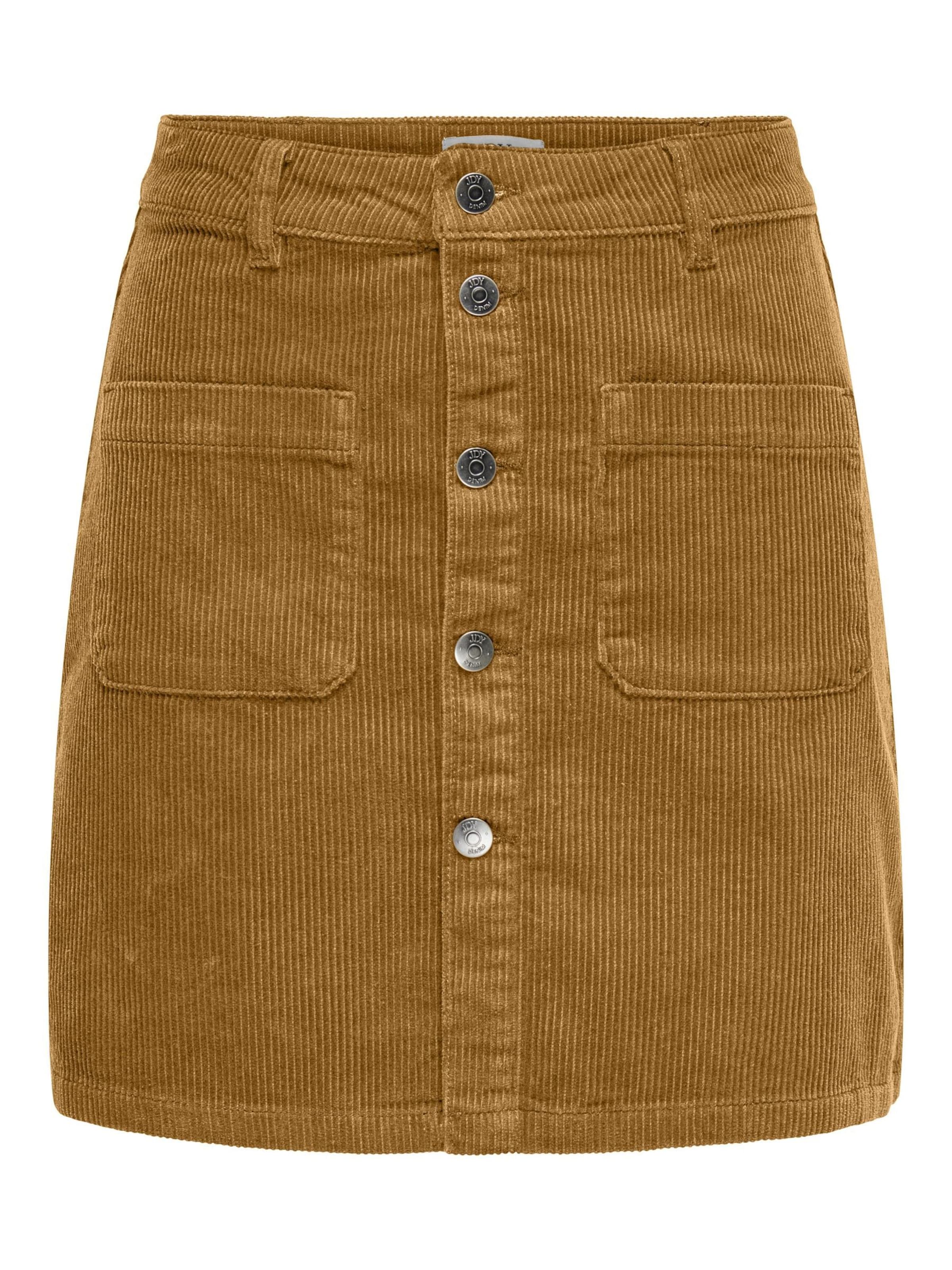 JDY - Falda 'SHIRA' en marrón: frente
