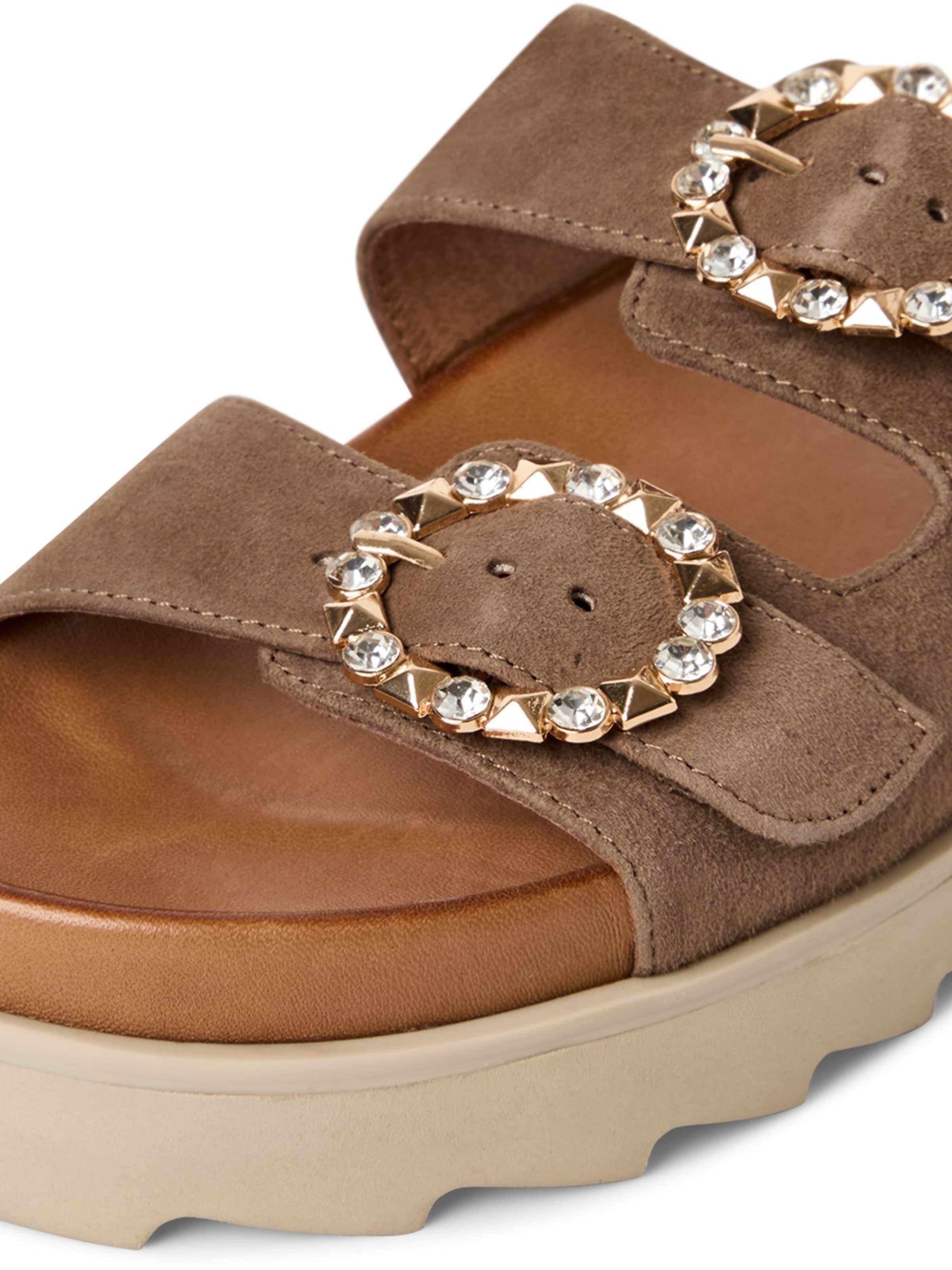 Mule Tamaris en marron