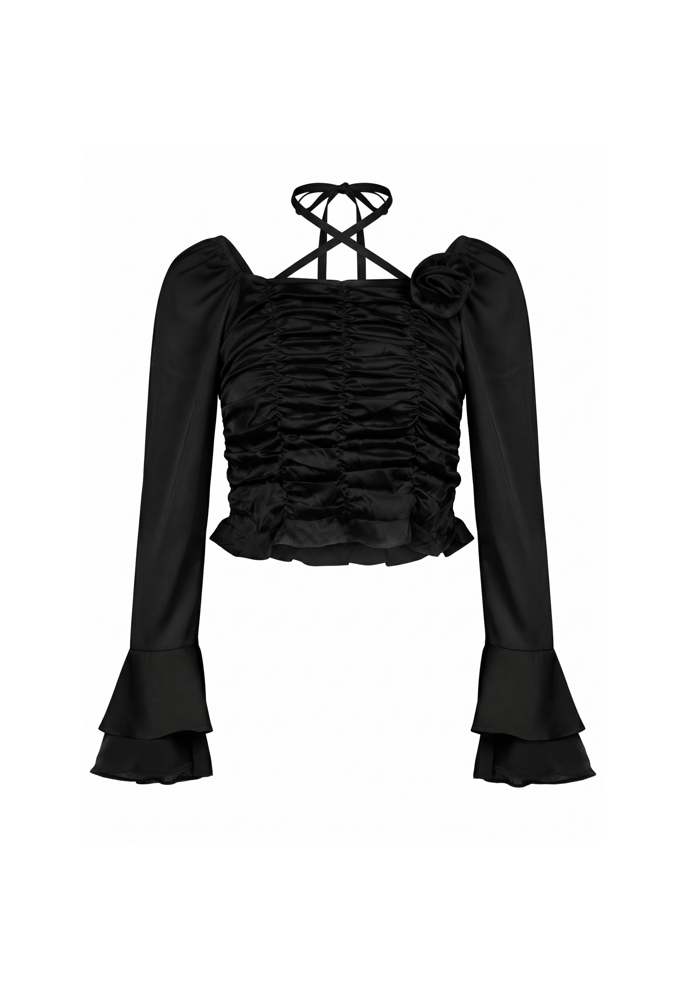 faina Bluse in XS in schwarz, Produktansicht
