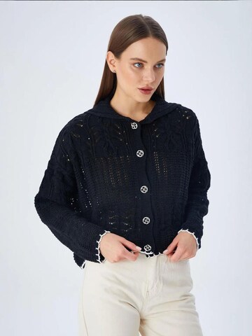 MixRay Knit cardigan in Black