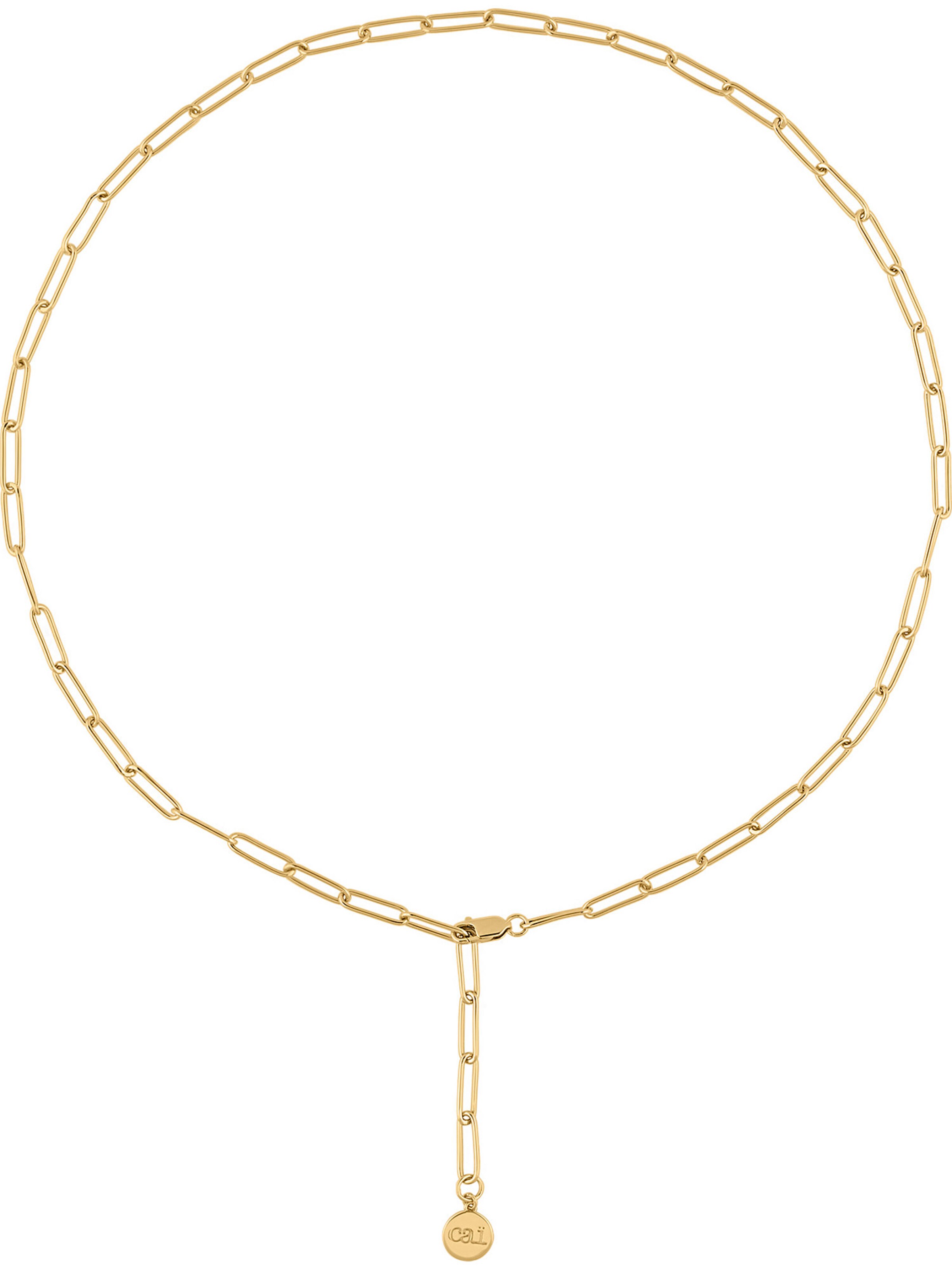 caï Kette in Gold: Vorderseite