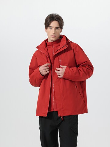 Youthup Performance Jacket in Red: front