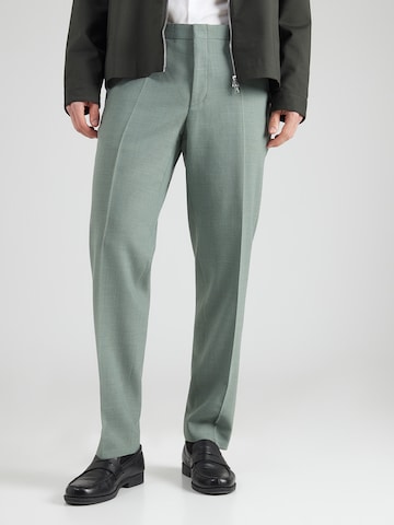 Michael Kors Normalny krój Spodnie w kant w kolorze zielony: przód