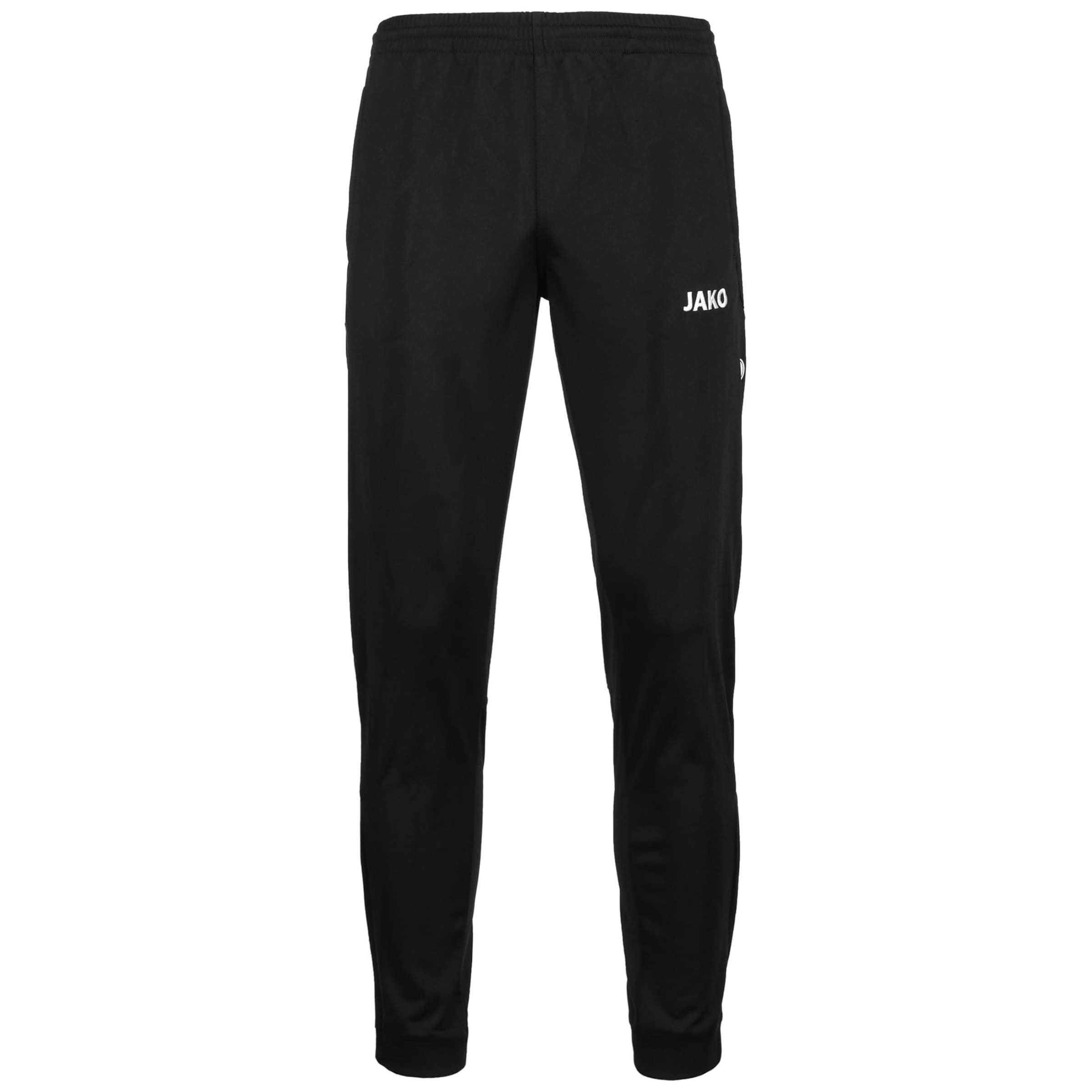 JAKO Tapered Sporthose 'Competition 2.0' in Schwarz: Vorderseite