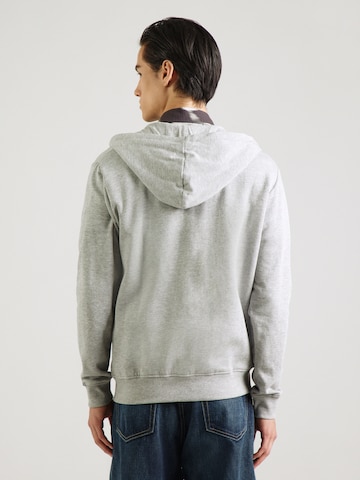 Pepe Jeans - Sudadera con cremallera en gris: atrás