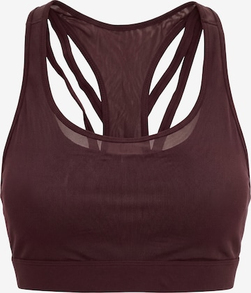 Fabletics Bustier Sport bh in Rood: voorkant