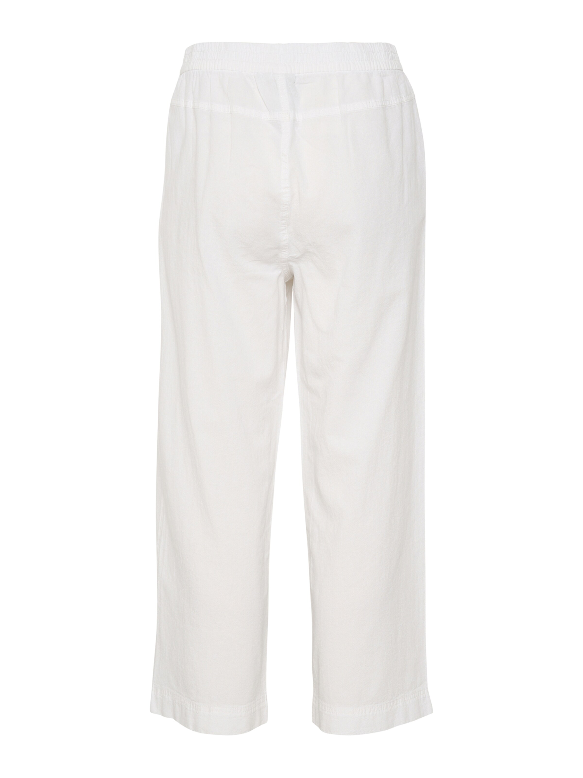 Kaffe Wide Leg Bukser 'Naya' i hvid